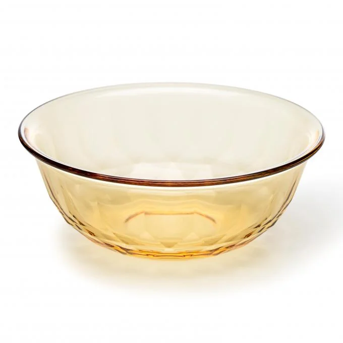 IKOO High Temperature Resistant Glass Dish, Dishwasher Safe Amber Glass Dinnerware Set  2