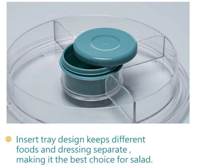 IKOO Leak-Proof Microwave Safe Stackable Glass Lunch Box with Ice Pack and Removable Tray 2
