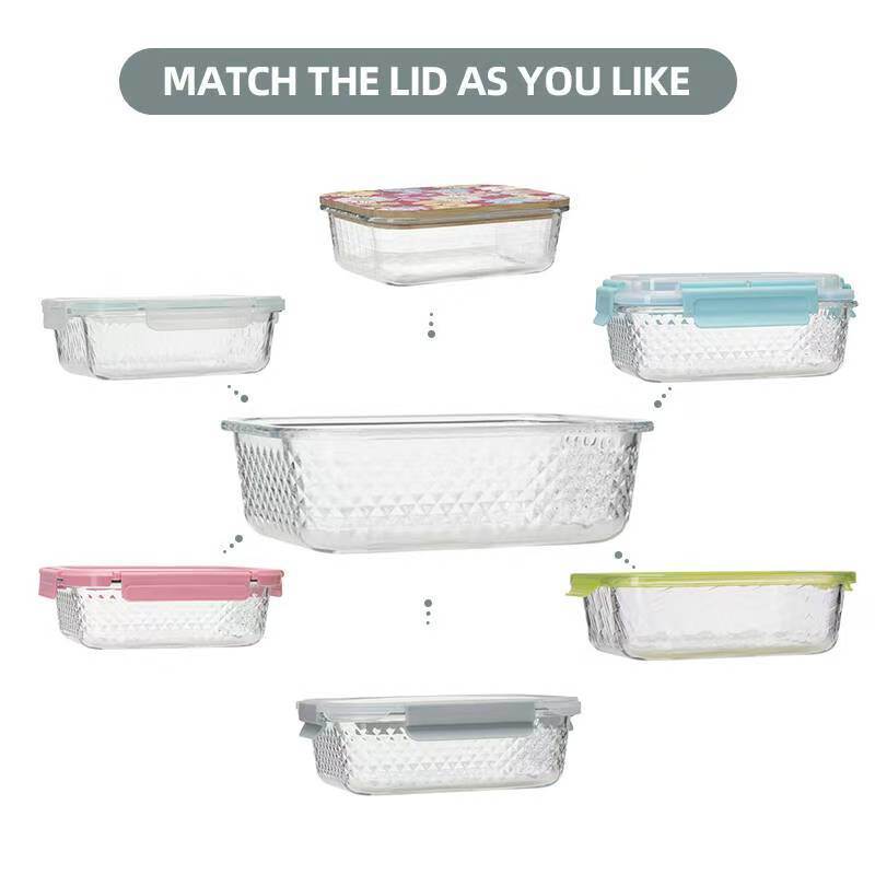 IKOO Scratch-Resistant Borosilicate Glass Food Container
