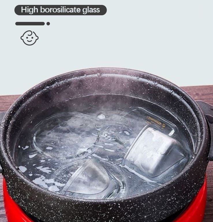 IKOO Mini Glass Food Container Small Glass Food Container