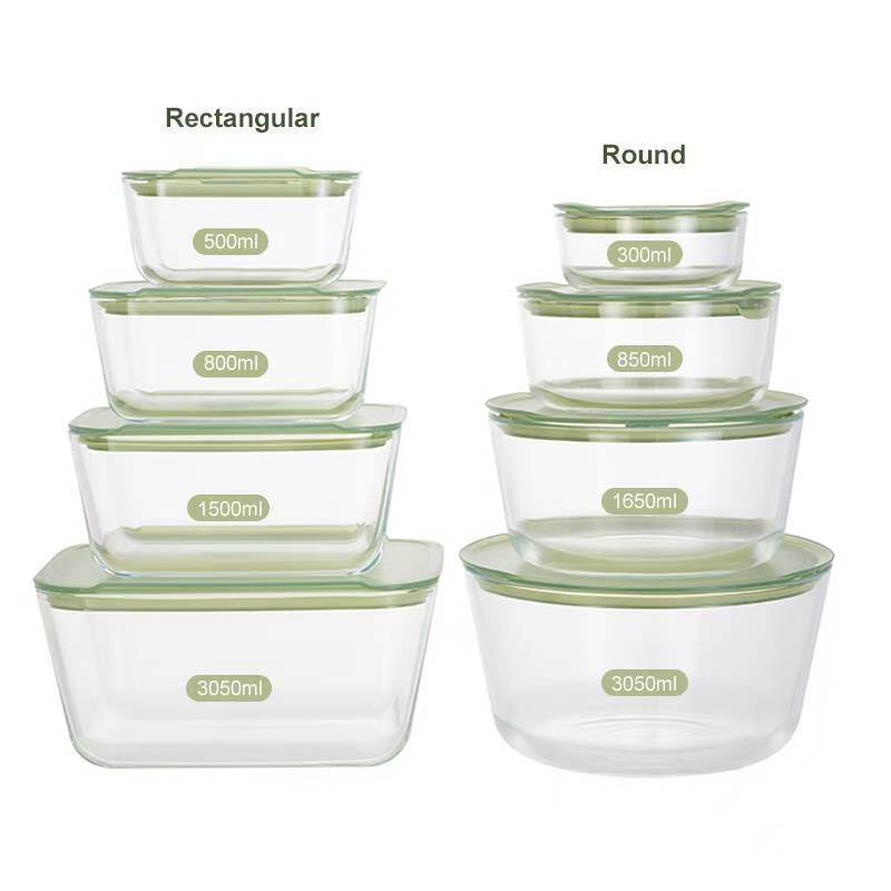 IKOO Modern and Stylish Glass Container with PP Lid Exporters