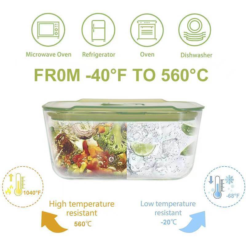 IKOO Modern and Stylish Glass Container with PP Lid Exporters