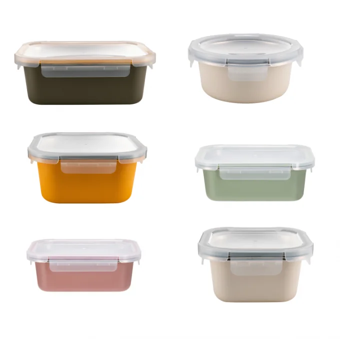 IKOO Stainless Steel Food Container 0.45mm Stackable Airtight 1