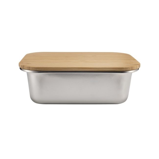 IKOO Reusable Stainless Steel Food Containers with Bamboo Cutting Board Lids