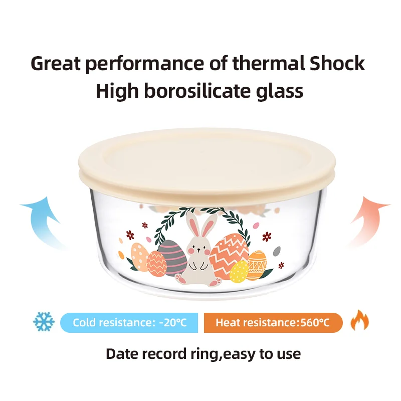 IKOO Bulk Buy Glass Food Storage Containers with Lids