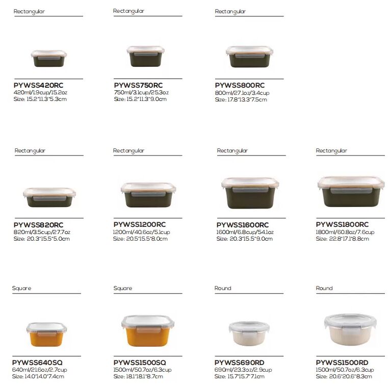 IKOO Metal Stainless Steel Food Container with Airtight Silicone Seal