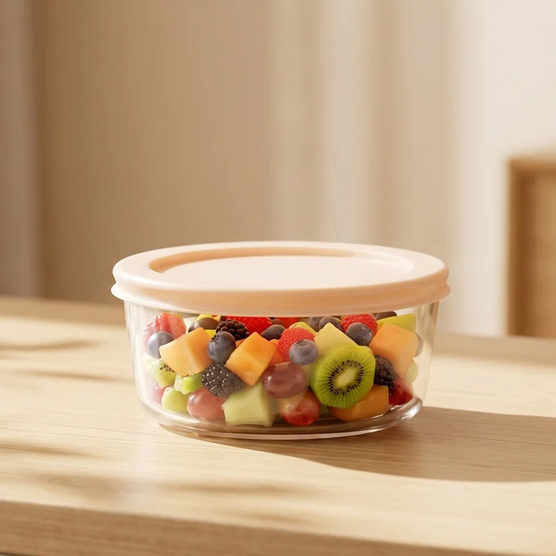 China Simply Store Glass Food Storage Container with Snug Fit Non-Toxic Lids