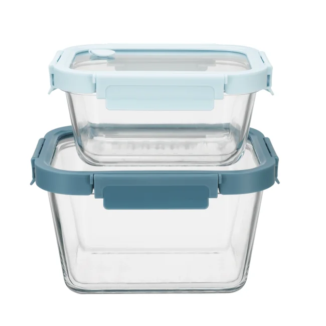 Oven Safe Freezer Safe Dishwasher Safe Glass Food Container with Vented Glass Lid and High Borosilicate Glass 1