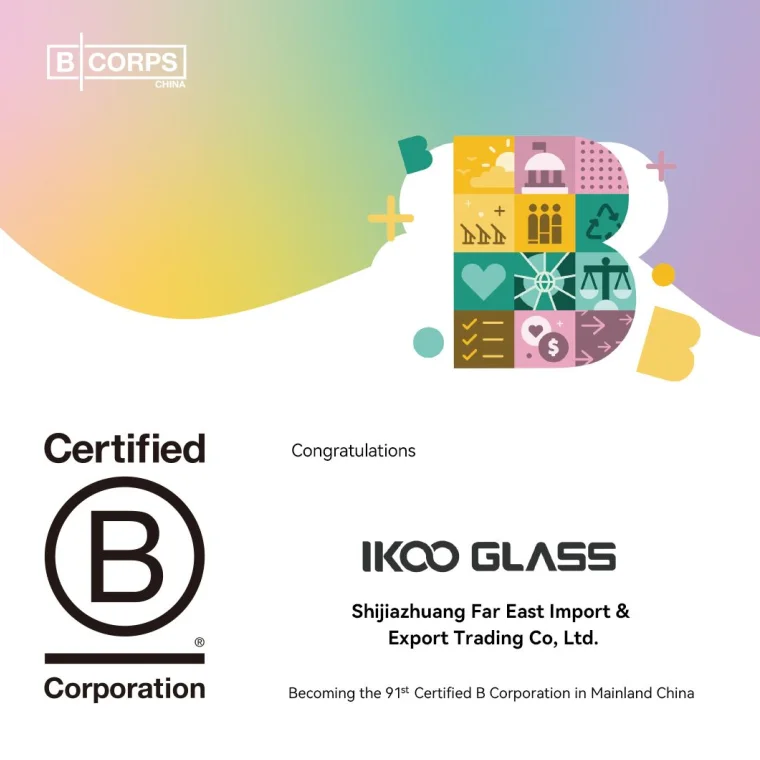 IKOO GLASS is now officially a certified B Corporation