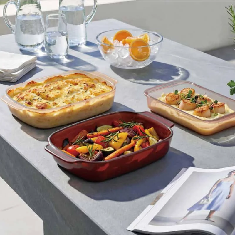 IKOO Source Supplier Oven Safe Glass Baking Dish