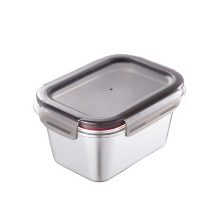 IKOO Wholesale Microwave and oven safe Stainless Steel Food Container with Locking Lid