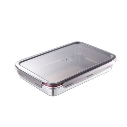 IKOO Wholesale Microwave and oven safe Stainless Steel Food Container with Locking Lid