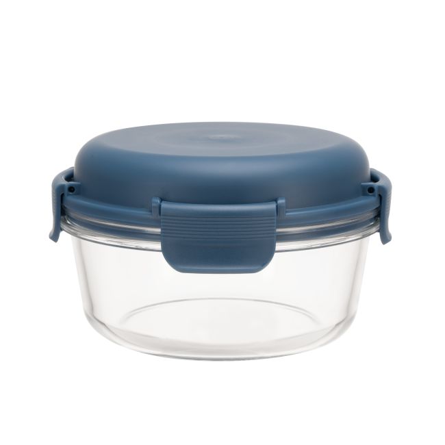 Stackable Glass Lunch Box with 950ml and 1050ml Capacity Microwave Safe
