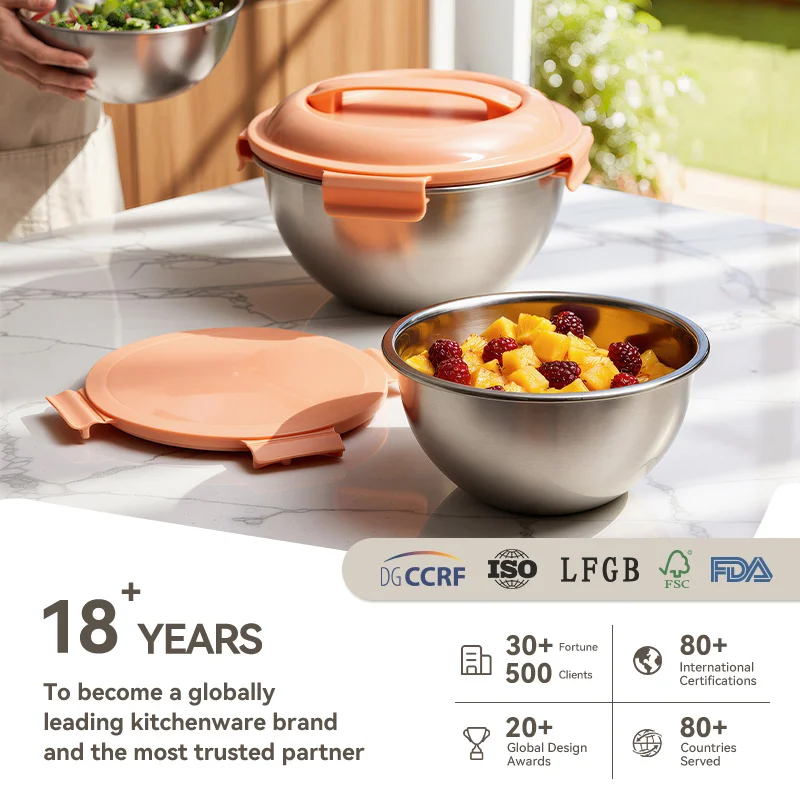 OEM/ODM Multi-Purpose Stainless Steel Kitchen Bowls