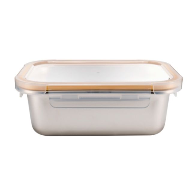 IKOO Stainless Steel Food Storage Containers with BPA-Free PP Lids
