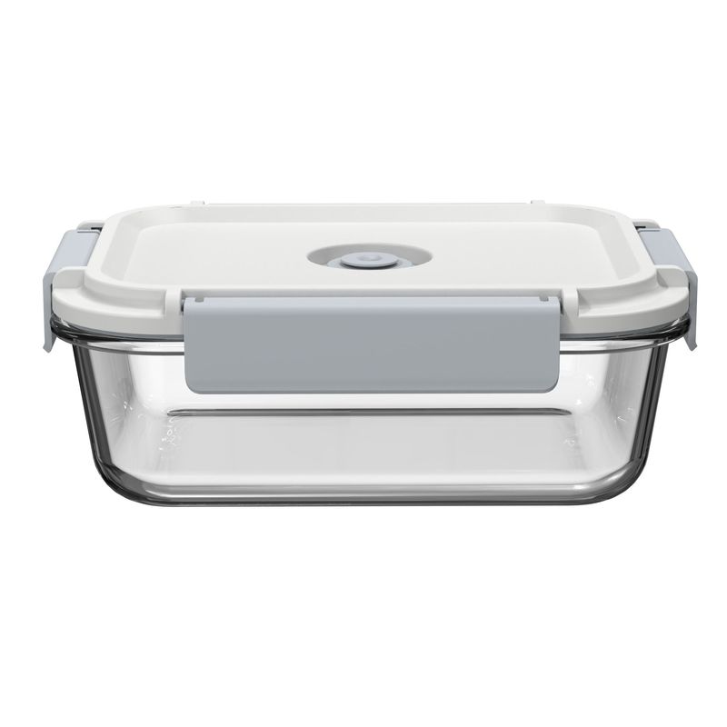 Vacuum Glass Food Containers 370ml to 1050ml with Manual Pump